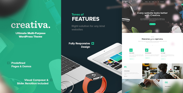 Creativa-多用途WordPress主题