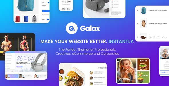 Galax-电子商务多用途WordPress主题