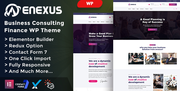 Enexus-咨询业务元素WordPress主题