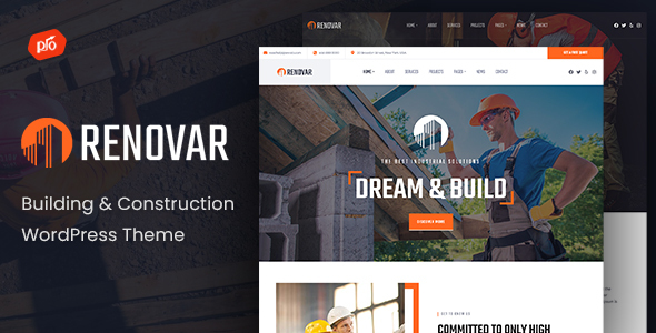 Renovar-建筑公司WordPress主题