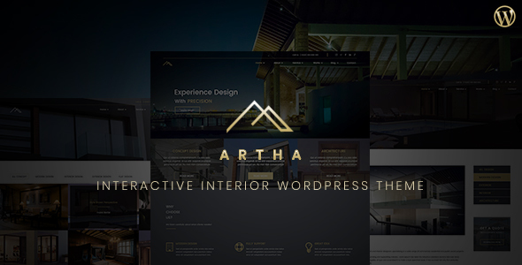 Artha互动室内WordPress主题