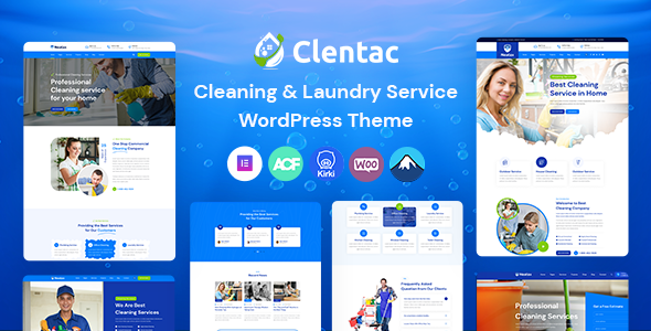 Clentac-清洁服务WordPress主题