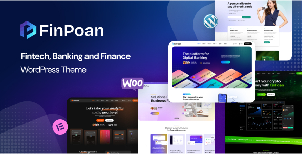 FinPoan-金融科技、银行和金融WordPress主题