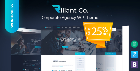 Riliant-企业商务代理WordPress主题