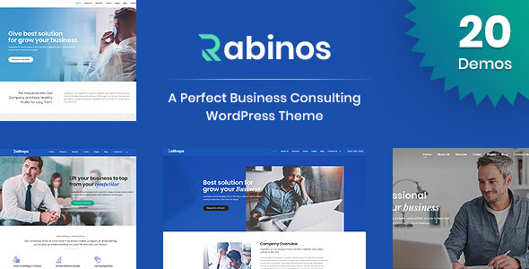 Rabinos-商务咨询WordPress主题