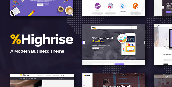 Highrise-商业公司WordPress主题