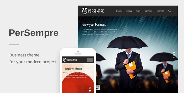 PerSempre-为您的企业提供响应式WordPress主题