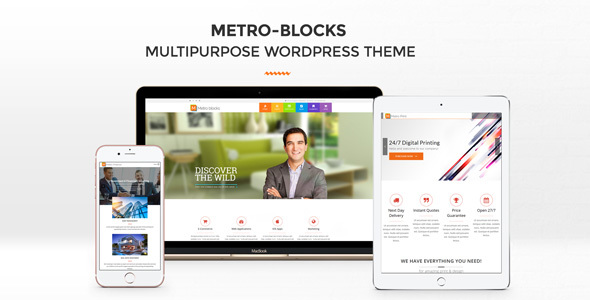 Metro Blocks-多业务WordPress主题