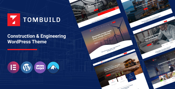 Tombuild-建筑与工程WordPress主题