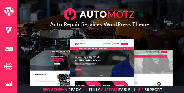 Automotz-汽车维修服务WordPress主题