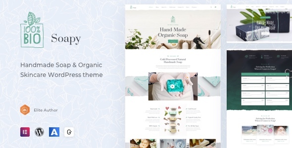 Soapy-手工和有机护肤WordPress