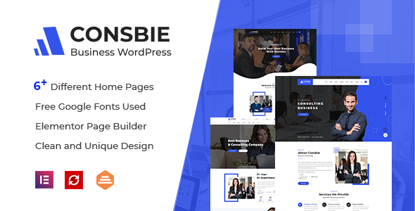 Consubie-商务与咨询Elementor WordPress主题