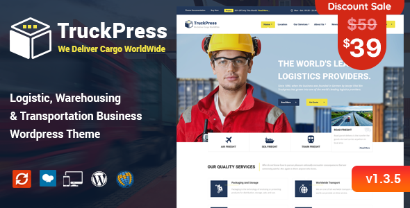 TruckPress-物流与运输WP主题