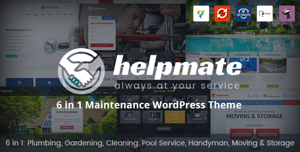 Helpmate-6合1维护WordPress主题