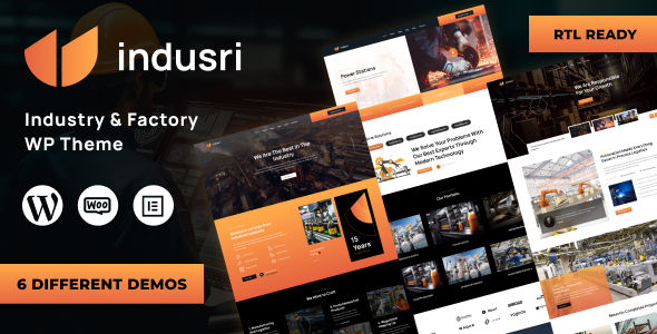 Indusri-工业与工厂WordPress主题