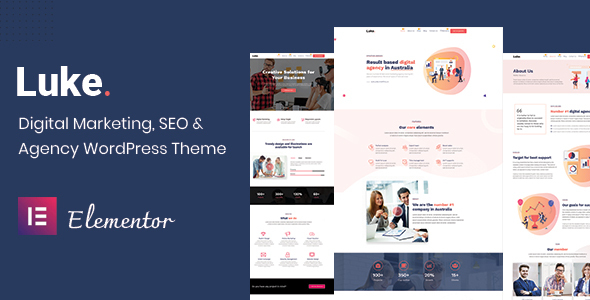 Luke-数字营销和SEO WordPress主题