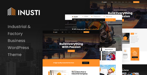 Inusti–工厂和工业WordPress主题