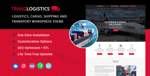 Tranzlogistics-物流与货运WordPress主题