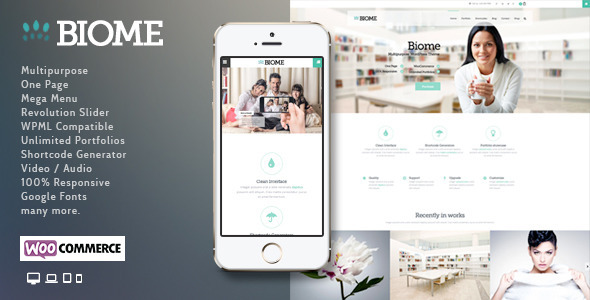 Biome |多用途WordPress主题
