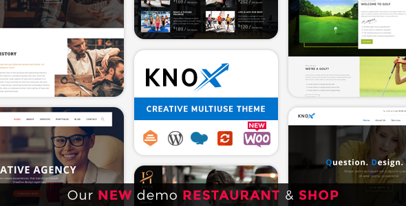 Knox |多业务现代WordPress主题