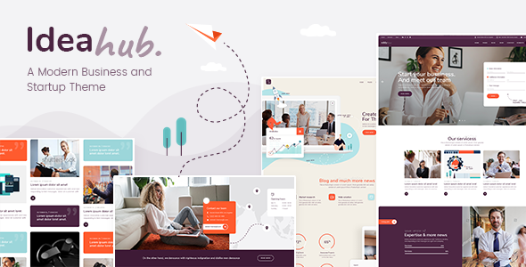 Ideahub-现代创业WordPress主题