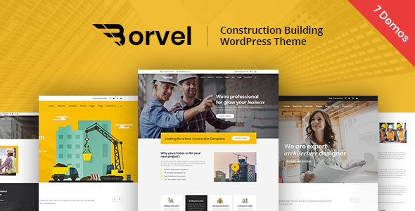 Borvel-建筑公司WordPress主题
