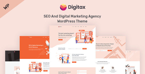 Digitax-搜索引擎优化和数字营销机构WordPress主题