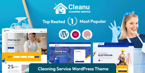 Cleanu-清洁服务WordPress