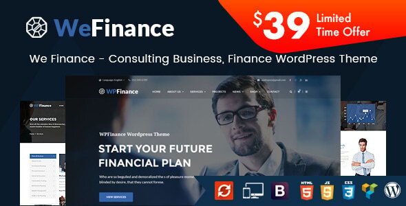 We Finance-咨询业务WordPress主题
