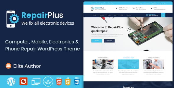Repair Plus-电子和手机WordPress主题