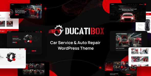 Ducatibox-汽车服务和汽车维修WordPress主题