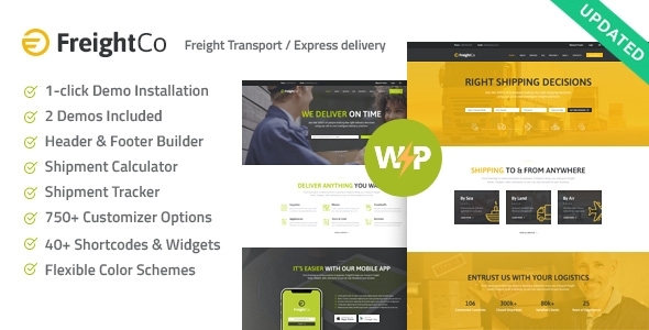 FreightCo |运输与仓储配送WordPress主题