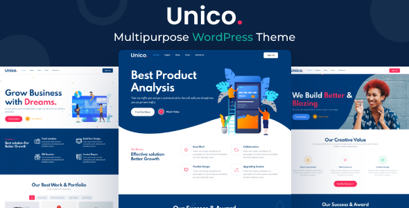 Unico-多用途WordPress主题
