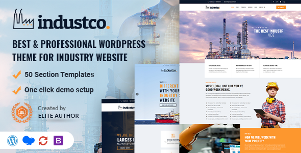 IndustCO |工业与工厂WordPress主题