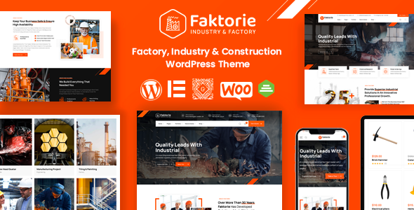 Faktorie-工业和工厂WordPress主题