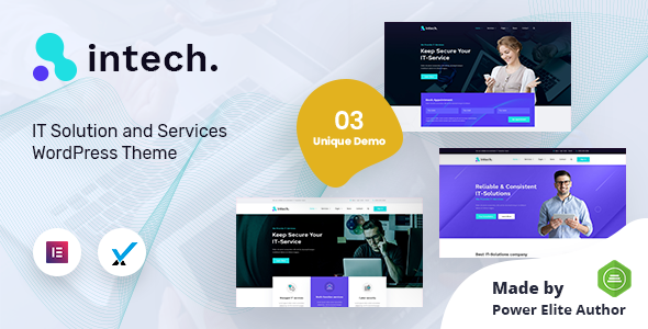 Intech-IT解决方案公司WordPress主题