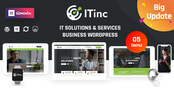 ITInc-技术和IT解决方案WordPress主题