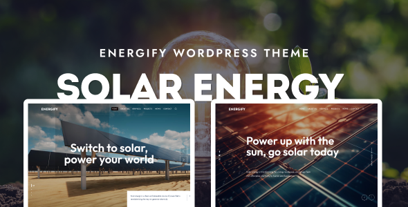 Energify-太阳能和可再生能源WordPress主题
