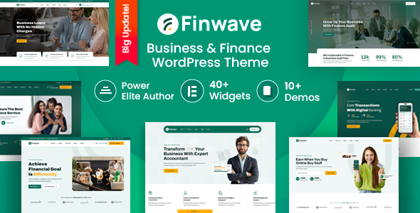 Finwave-商业和金融WordPress主题