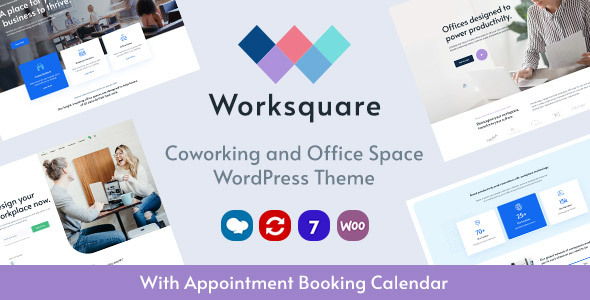 Worksquare-共享办公空间WordPress主题
