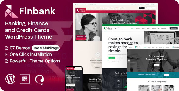 Finbank-银行和金融WordPress主题