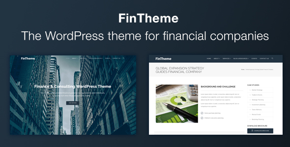 FinTheme-金融与咨询WordPress主题