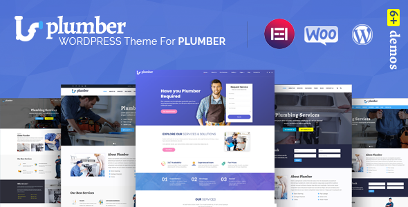 Plumber Pro-用于建筑和维修服务的WordPress主题