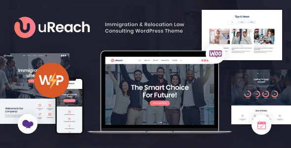 uReach |移民与搬迁咨询WordPress主题