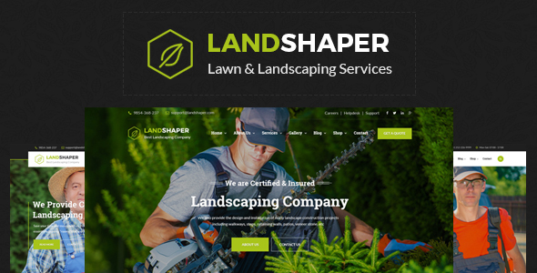 The Landshaper-园艺与美化WordPress主题