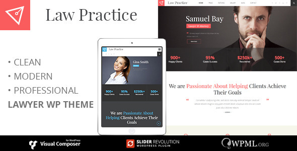 LAWPRACTICE |律师响应式WordPress主题