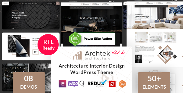 Archtek-建筑室内设计WordPress主题