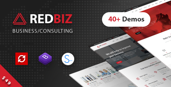 RedBiz-金融与咨询多用途WordPress主题