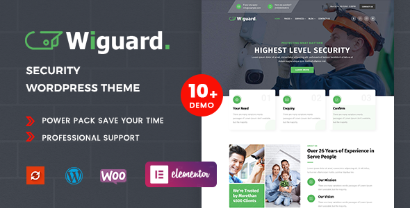 Wiguard-CCTV和安全WordPress主题