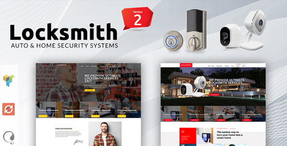 Locksmith-安全系统WordPress主题